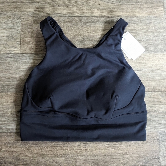NWT Lululemon Wunder Train Long-Line Black Bra - Picture 4 of 7